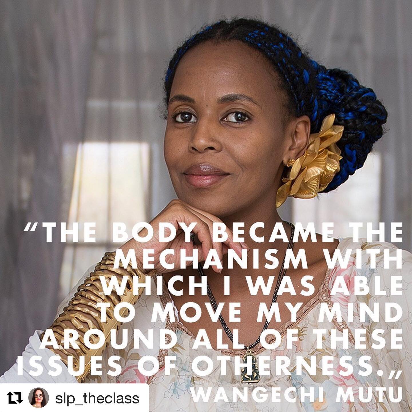 #Repost @slp_theclass with @get_repost
・・・
Wangechi Mutu, The Seated I, 2019, installed at the @metmuseum⁠⁠
⁠⁠
SLP The Class is a casual, dynamic way to learn about contemporary art and its market. Each week we present &amp; explain an established, m