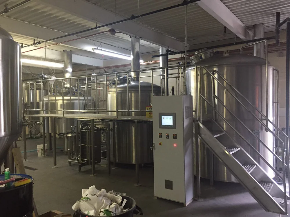 Our 15 barrel brewhouse