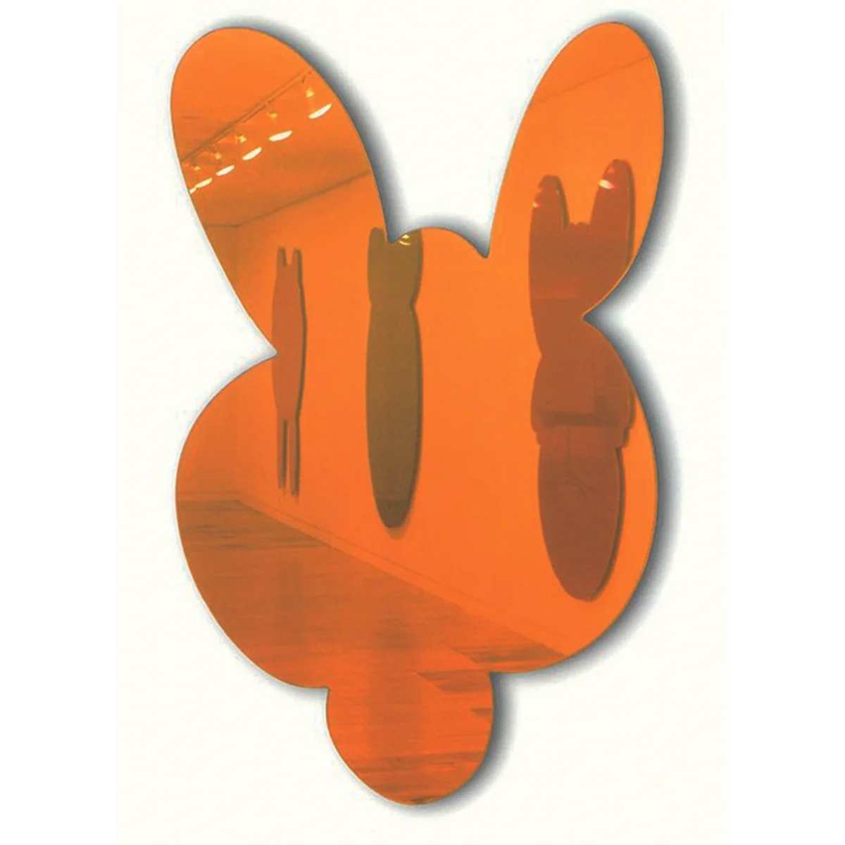 Jeff Koons Kangaroo (Orange) 1999 Crystal glass, colored plastic interlayer, mirrored glass, stainless steel 92 x 59 x 1.5 inches View More Jeff Koons