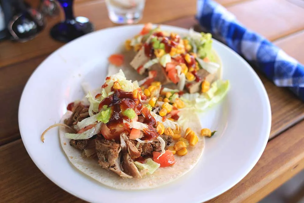 The taco station at Arizonas is where dreams come true. If you dream of meat, that is.