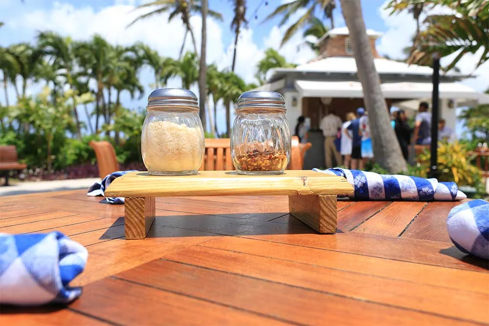 Bella Napoli is an outdoor pizzeria in Beaches’ Caribbean Village. It’s a convenient way to grab lunch without having to leave the pool area.