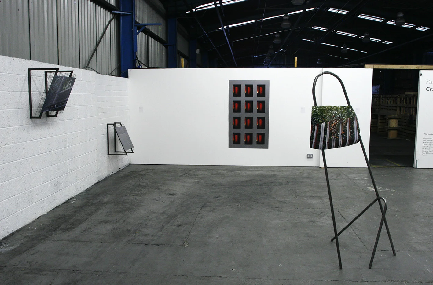 Palace Walls as part of Crane & Gable at Govan Project Space 2017