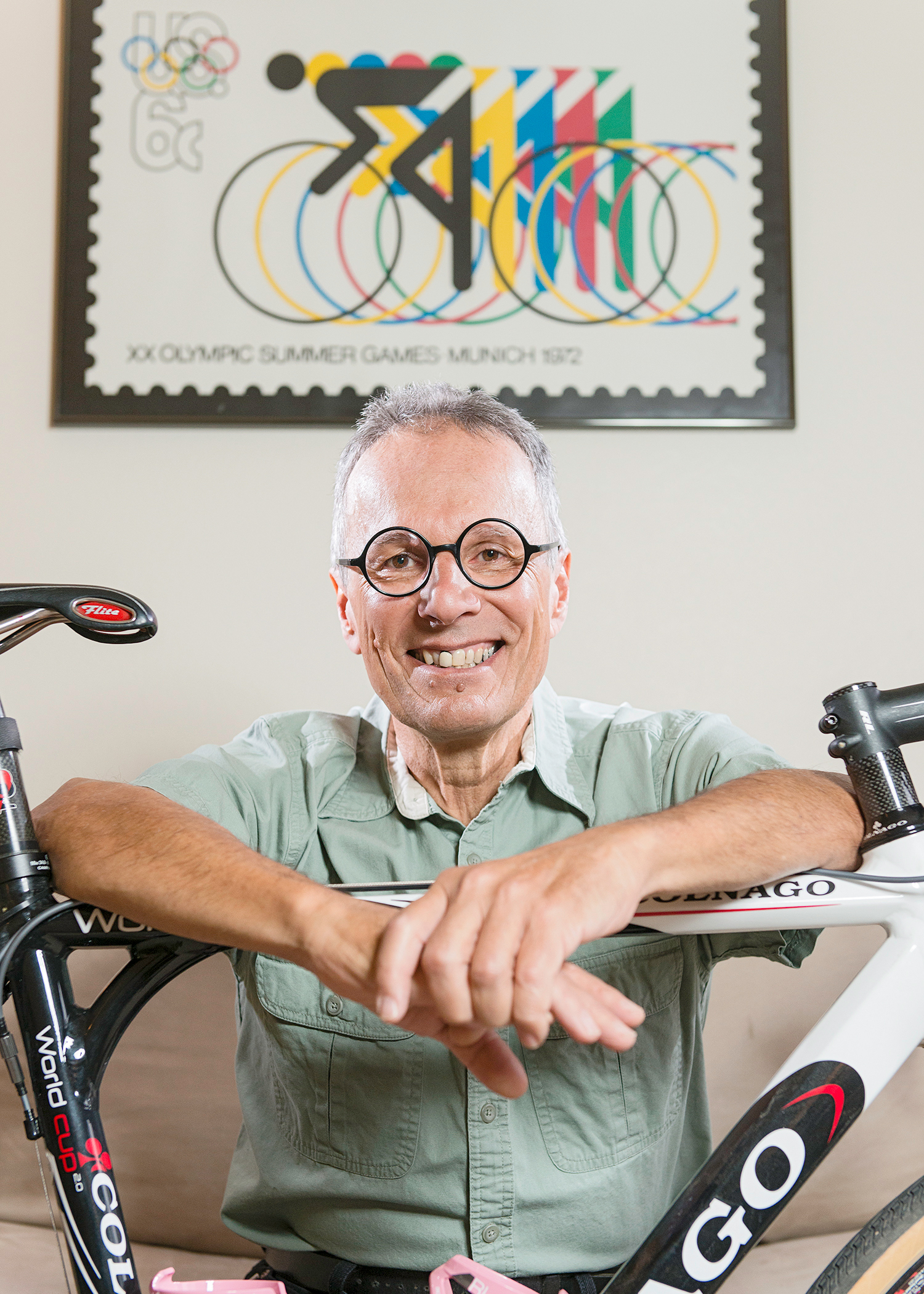  Carl and his Colnago for the My Favorite Bike Portrait Series. 