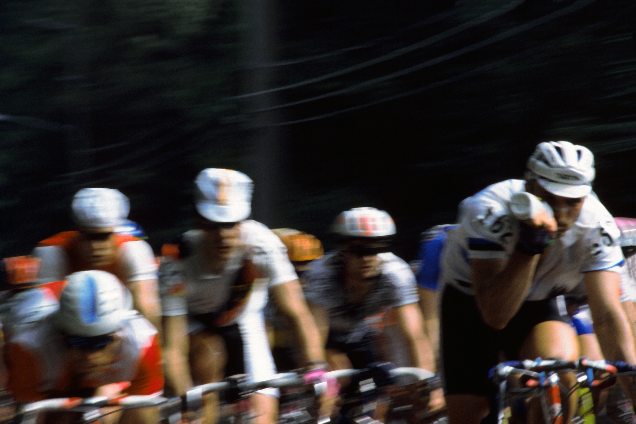  Erik Zabel and company. Zabel is third from the left. 1996 Men’s Olympic Road Race. Atalnta, GA. 138.7 miles at an average speed of 28.14MPH! Shot on film. 