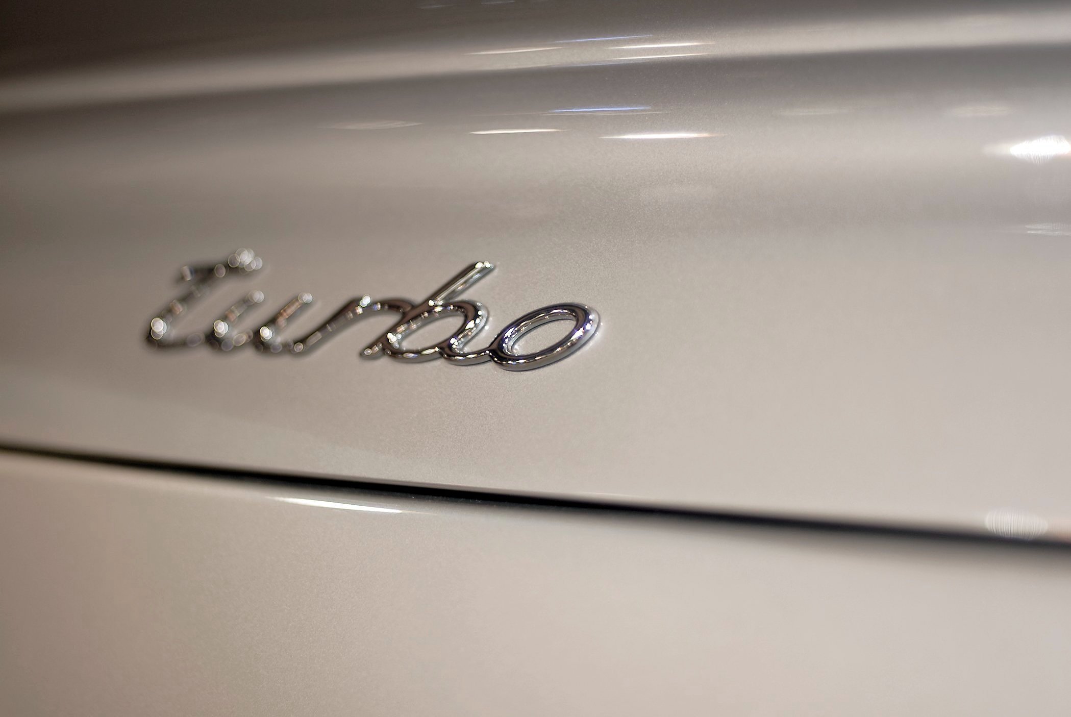   The timeless and iconic Porsche Turbo Badge.  