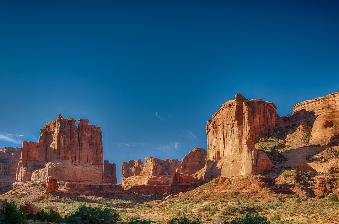 &ldquo;The planet&rsquo;s famous red colour is from iron oxide coating everything. So it&rsquo;s not just a desert. It&rsquo;s a desert so old it&rsquo;s literally rusting.&rdquo;
~ Andy Weir

Mesa Valley! Photographed in Arches National Park in Moab