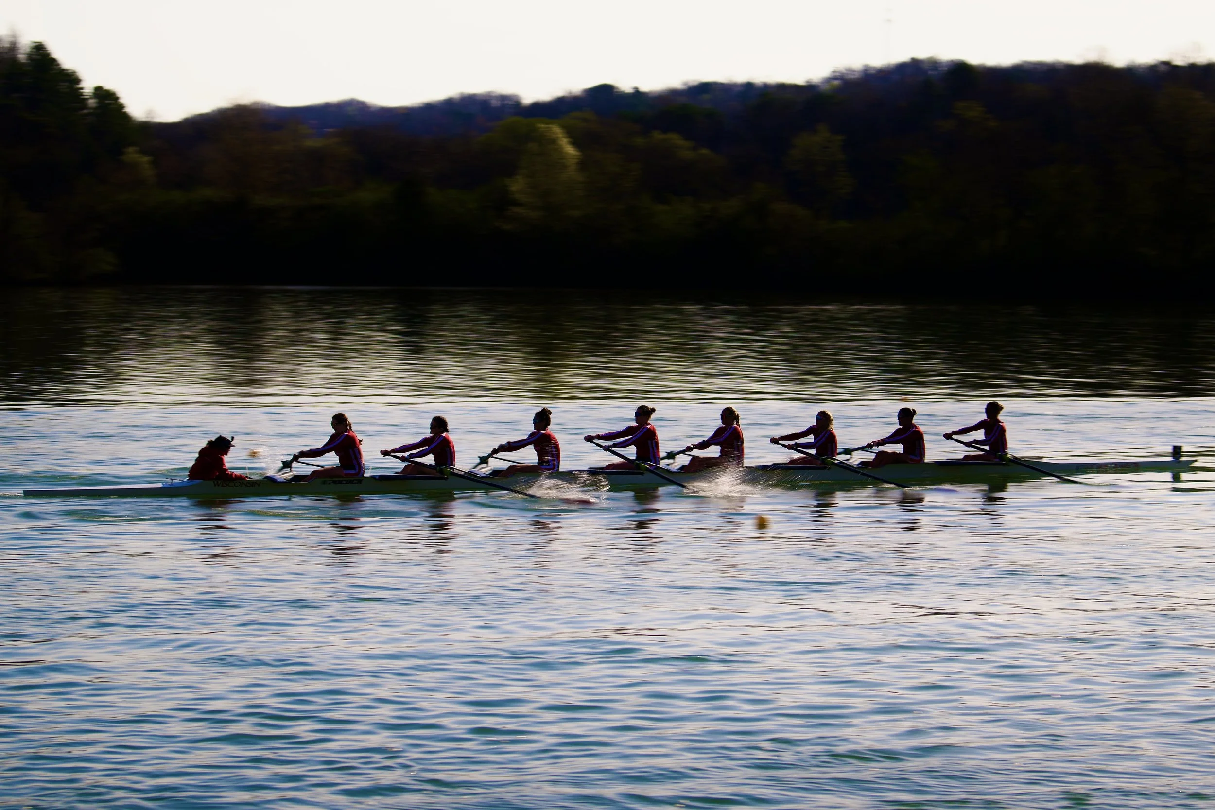   Rowing at Melton Lake  
