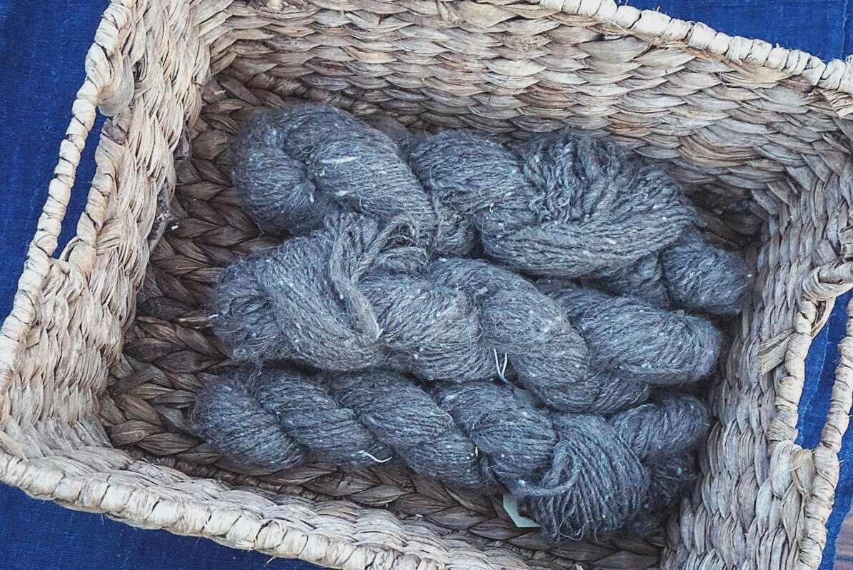 100% Navajo-Churro Bulk Knitting Yarn/ BROWN — Laurel Canyon Farm
