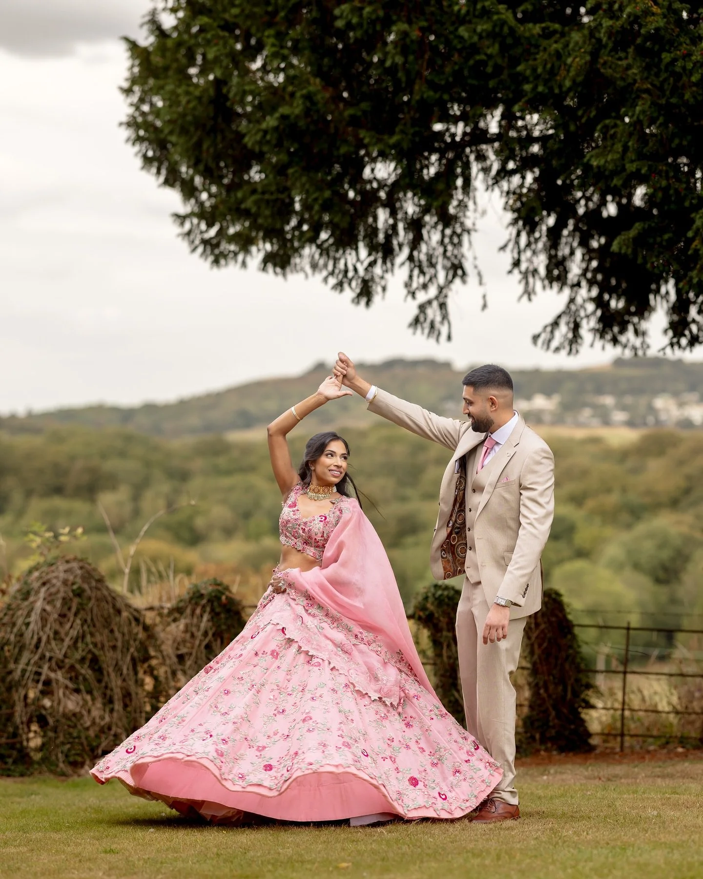 Set against the rolling hills of Yorkshire, Aaron and Simran&rsquo;s engagement was a celebration of love in its most elegant form. The landscape offered grandeur, but it was their twirl &mdash; graceful, effortless, and full of joy &mdash; that defi