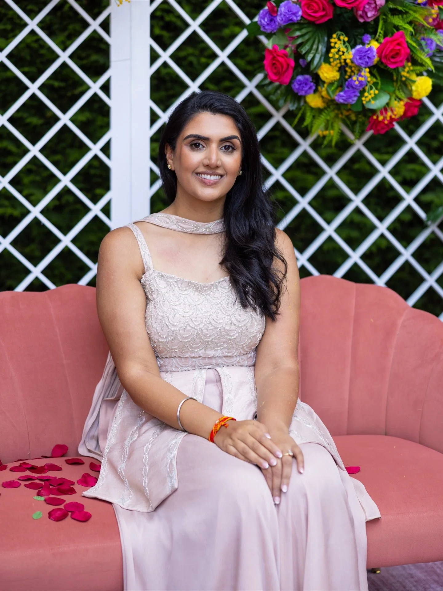 3/3 - From the sacred yellow haldi of the Maiyan to the vibrant bangles of the Chooda ceremony &mdash; celebrating Avneet as she steps into a new chapter, surrounded by blessings and love. 🌼✨&rdquo;