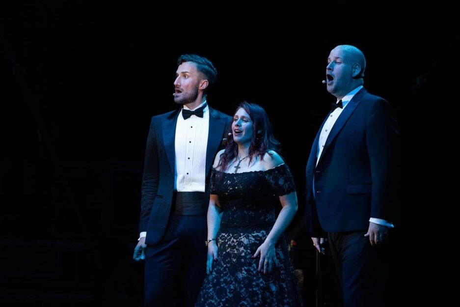  Almaviva,  The Barber of Seville , Teatro Nuovo at Lincoln Center. With Hans Tashjian, Bass (Figaro), and Hannah Ludwig, Mezzo-soprano (Rosina). 