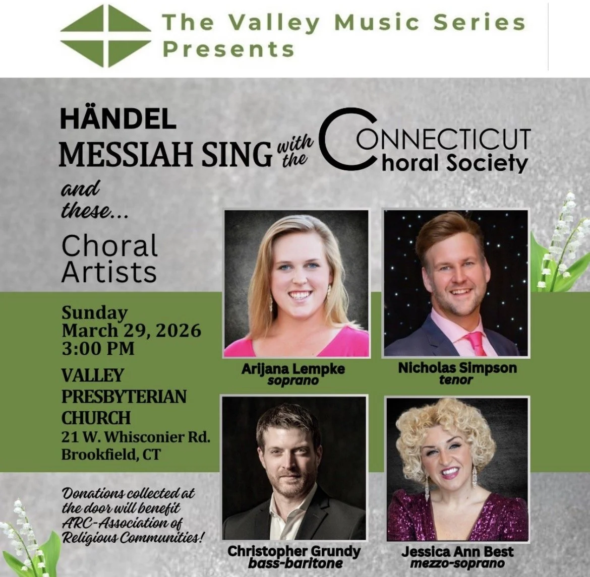 Nicholas returns to Valley Music Series as tenor soloist in Messiah