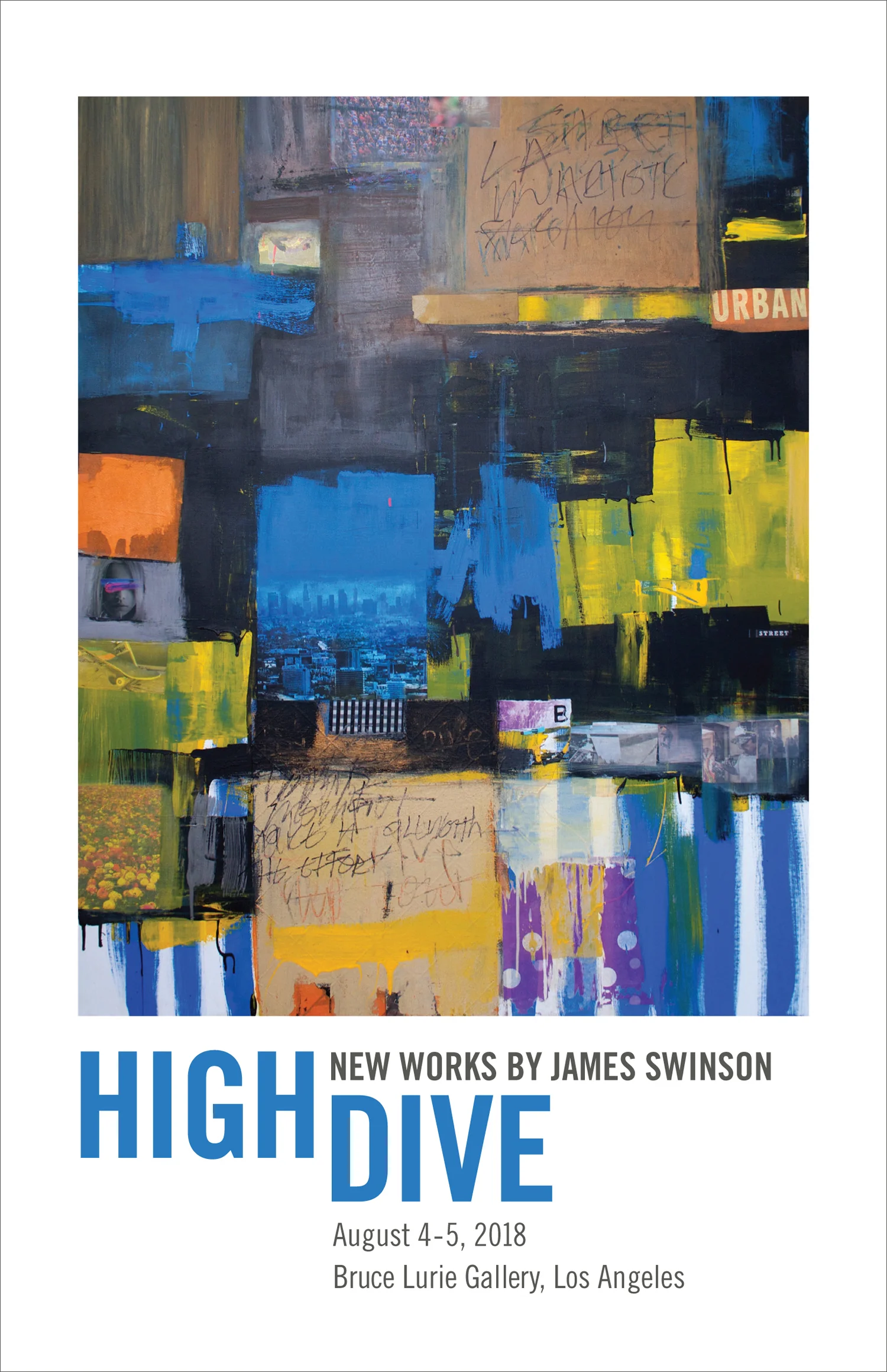 James Swinson, Highdive Art Show Postcard