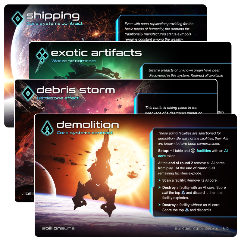 Billion Suns Contracts — Gaslands & A Billion Suns Accessories by Dashlands