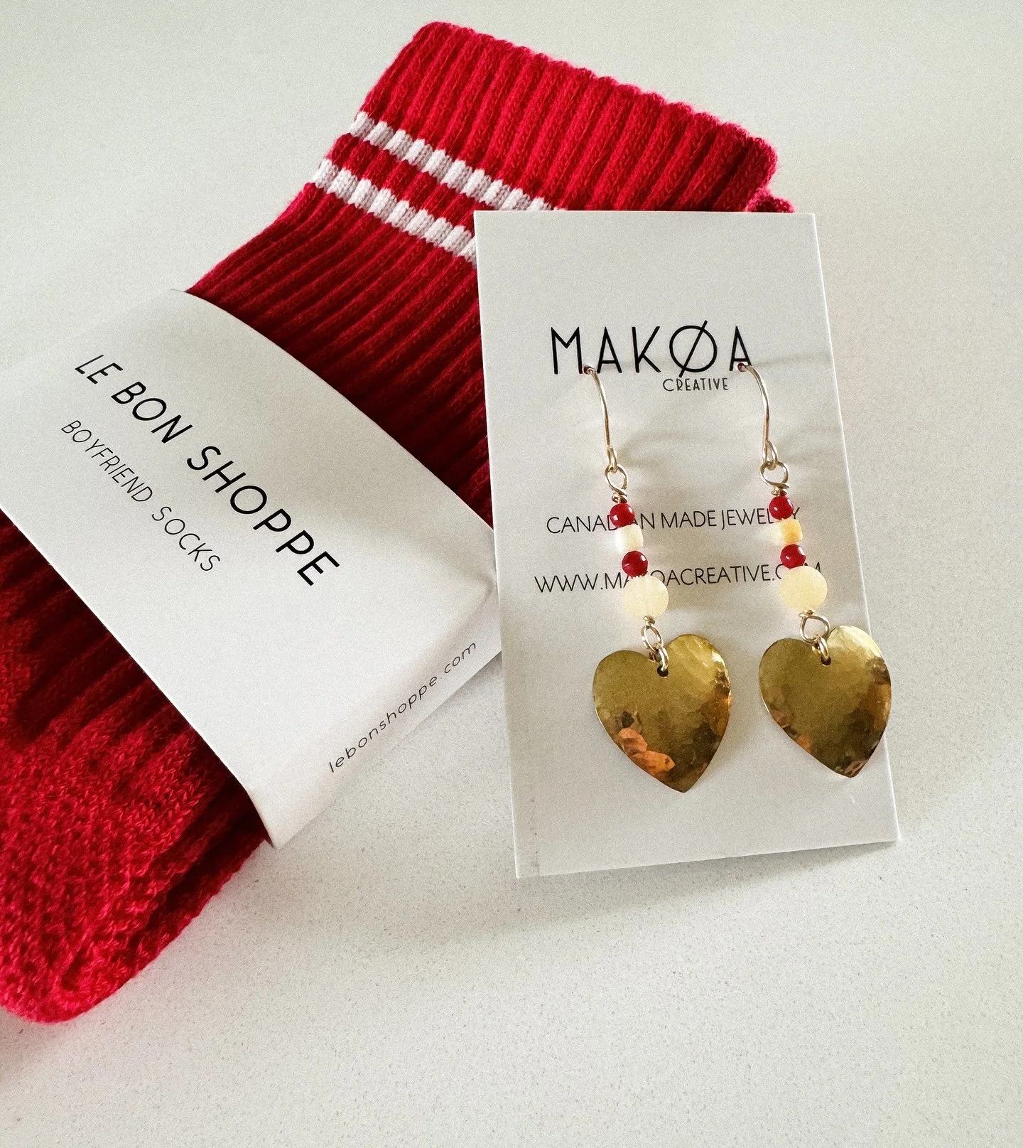 Heart earrings on sale just in time for LOVE day ❤️