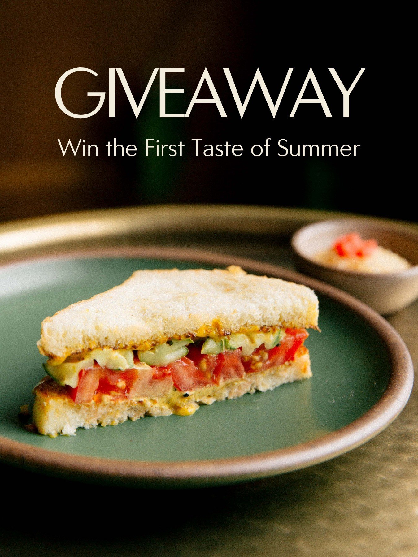 Win the First Taste of Summer 🍅
We're giving away a Living Room Bar dining experience for two, including the coveted Tomato Sandwich and a perfectly paired cocktail or mocktail to complete the evening. Be the first of the season to enjoy this fan fa
