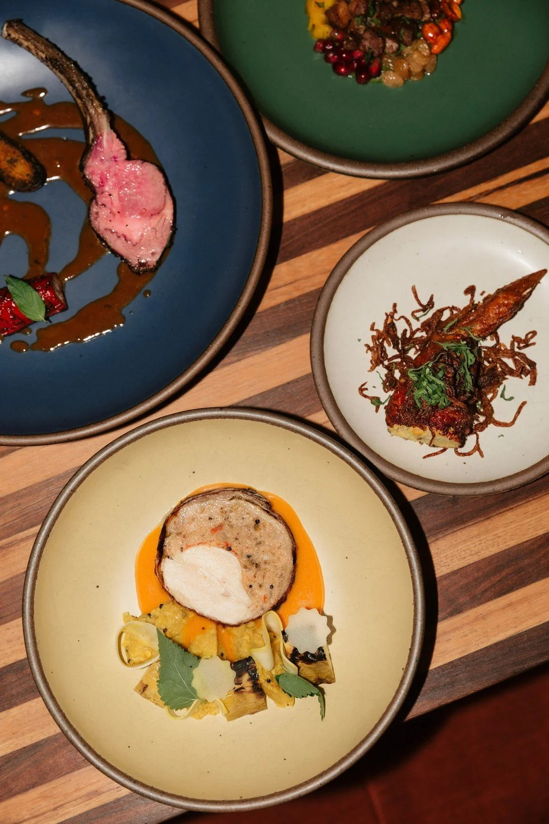 Tradition for us is the link between the past and the present.

We define first-generation American cuisine as the food we grew up with, in the place that we call home. Our goal is to recognize and respect our families&rsquo; traditions while using o