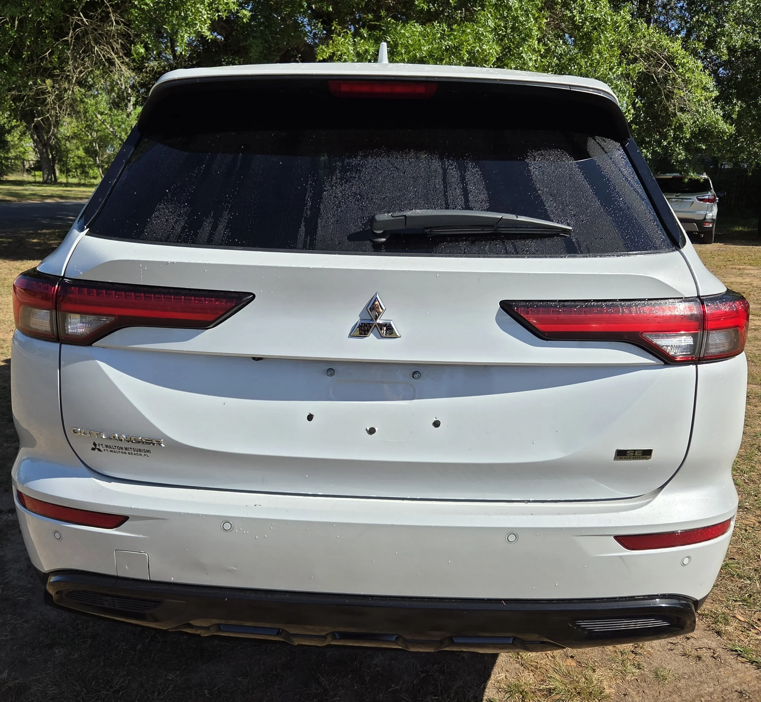 2023 Mitsubishi Outlander Black Edition Rear View
