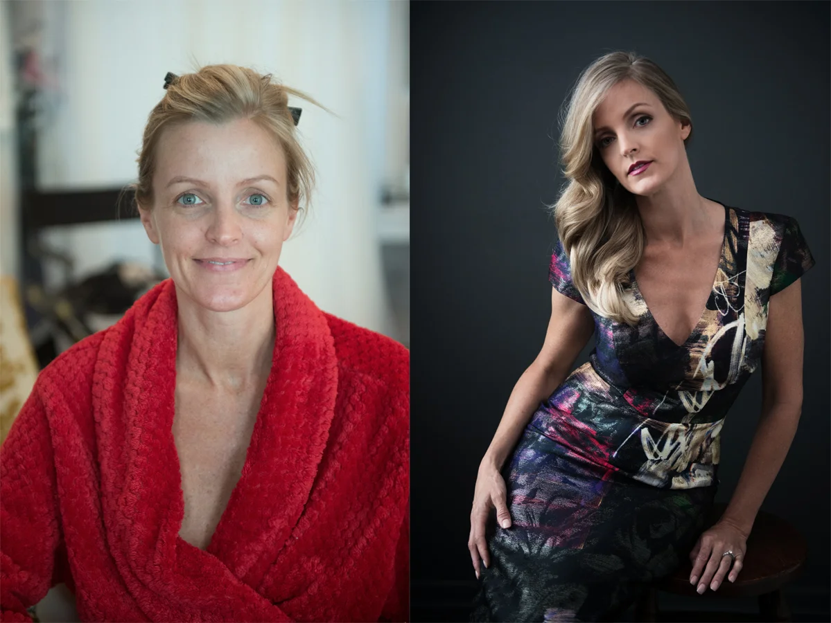Boudoir Photograpy Before & After