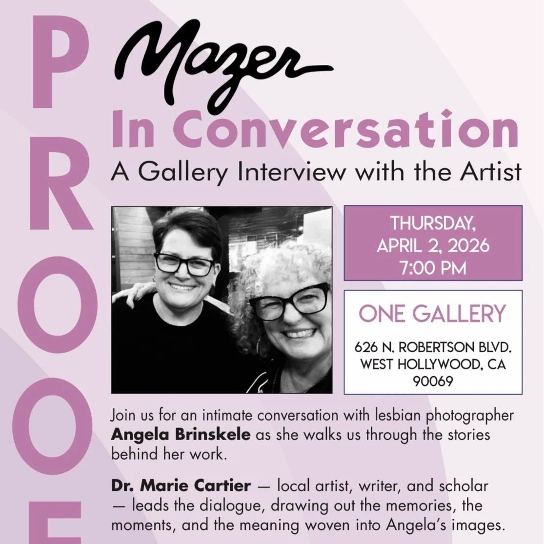 Proof In Conversation: A Gallery Interview with the Artist