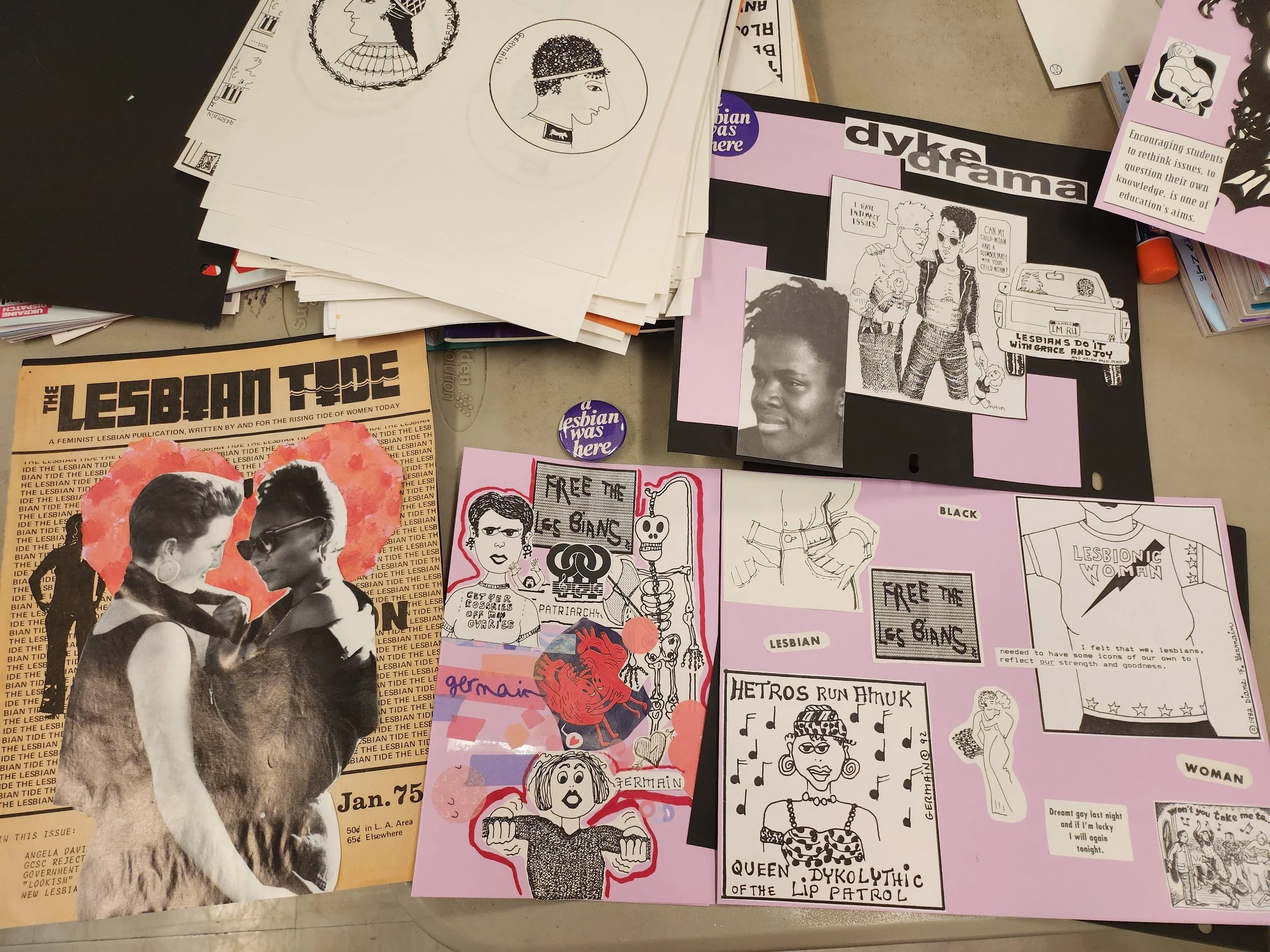 Collage Night at Alana's Coffee Roasters in WeHo