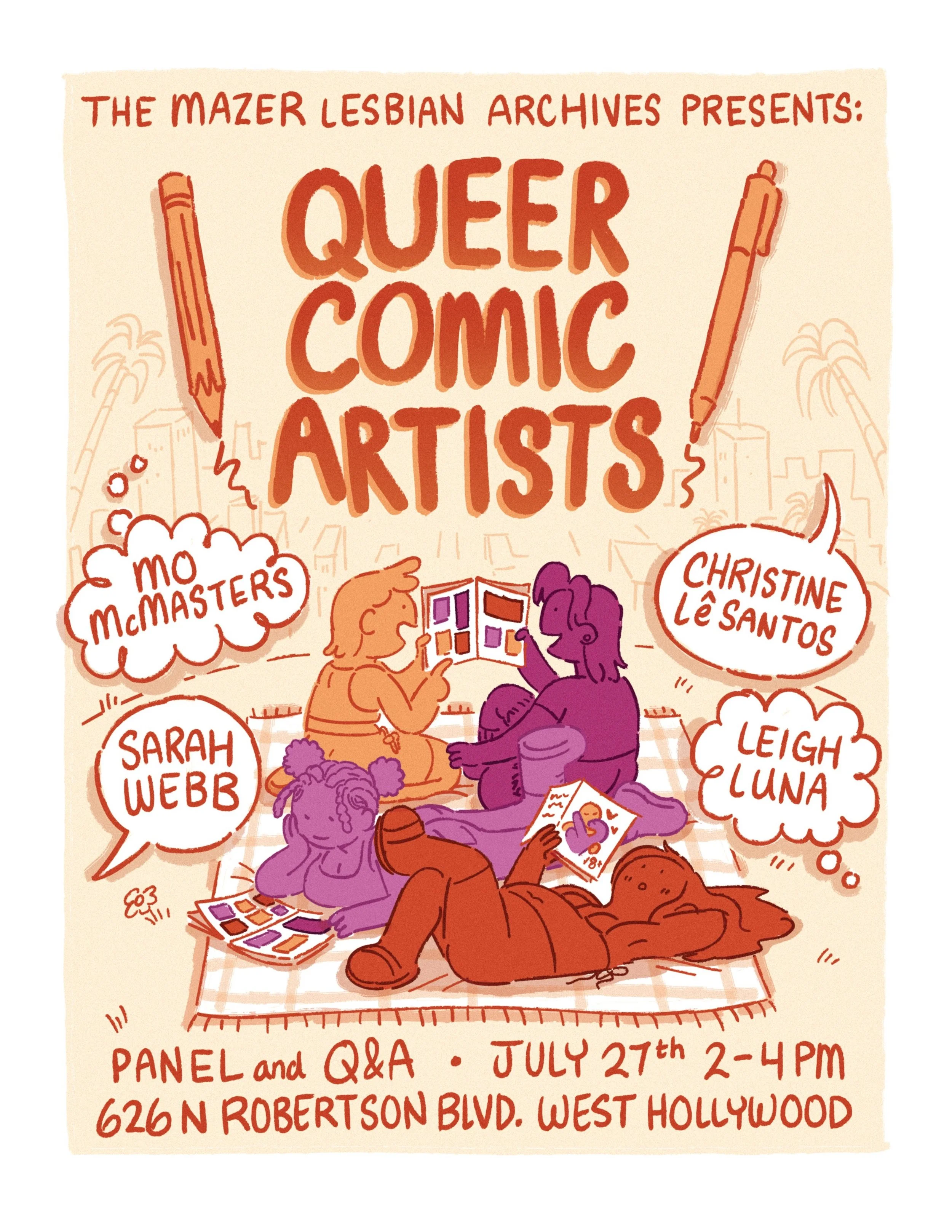 Queer Comic Artist Panel and Q&A