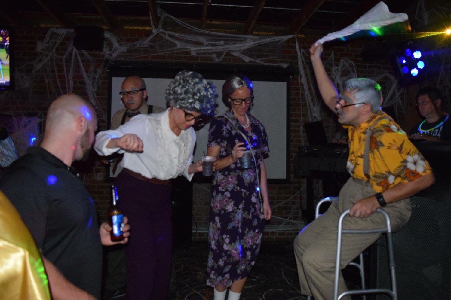 old people dancing