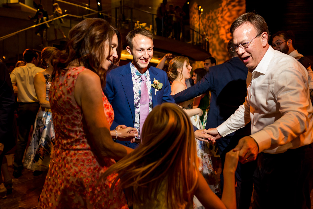 DC wedding reception dancing at Arena Stage, Planning by Bella Notte, Photo by Procopio Photography