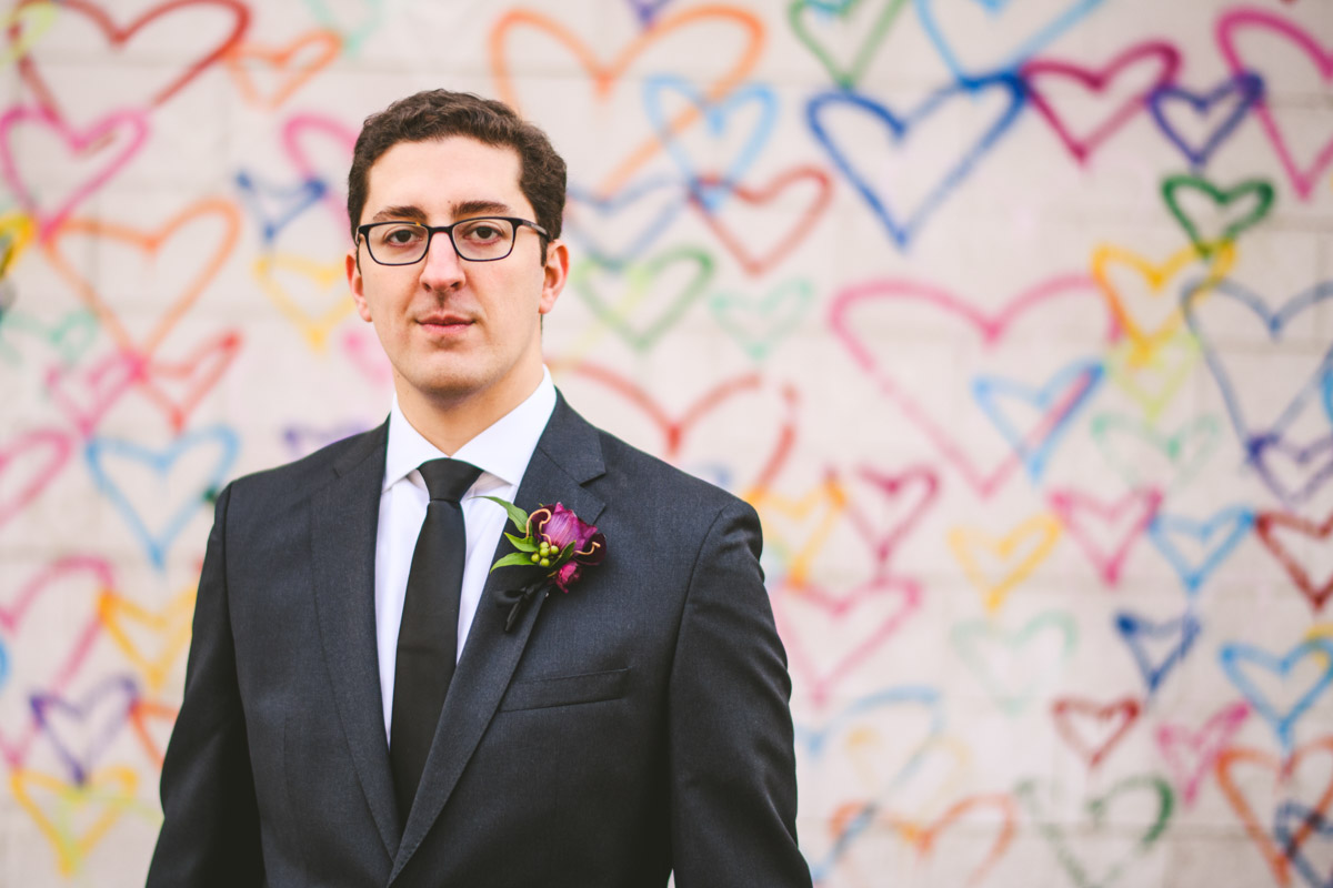 Modern groom at Dock 5 at Union Market, DC, Planning by Bella Notte, Photo by Sam Hurd