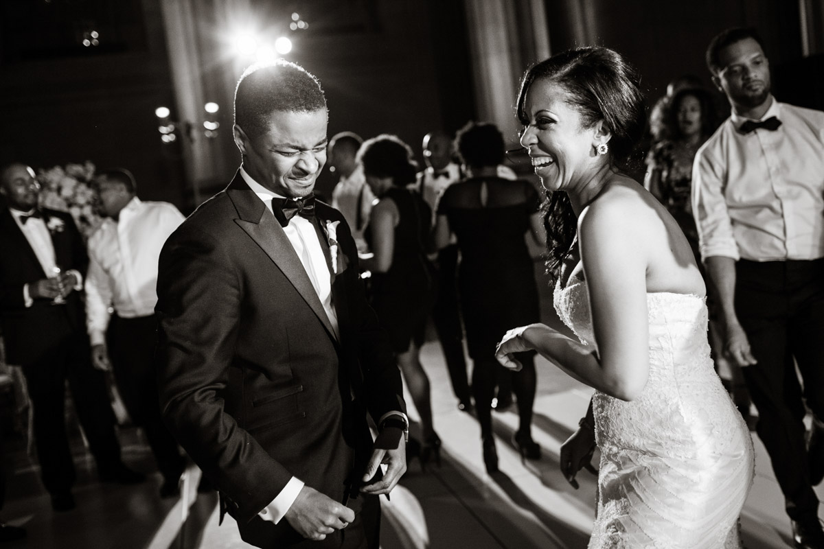 Dancing at a Mellon Auditorium Wedding in DC, Planning by Bella Notte, Photo by The Observatory