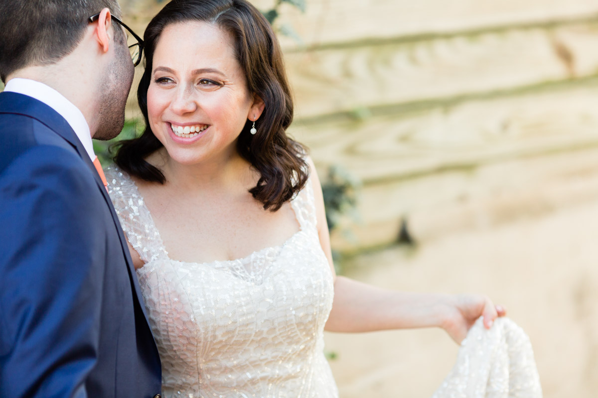 DC Bride and groom before Longview Gallery DC wedding, Planning by Bella Notte and Photo by Lisa Boggs Photography