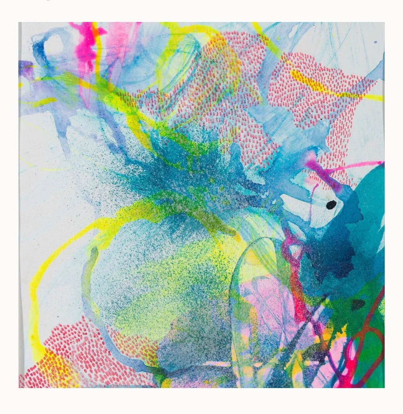 🍃This 2021 piece already hinted at the organic and botanical forms I&rsquo;m exploring today.
Some elements stay and evolve over time.

I&rsquo;m happy that this work has found a home and will be heading to Berkeley, CA😊.

⸻

Esta obra de 2021 ya a