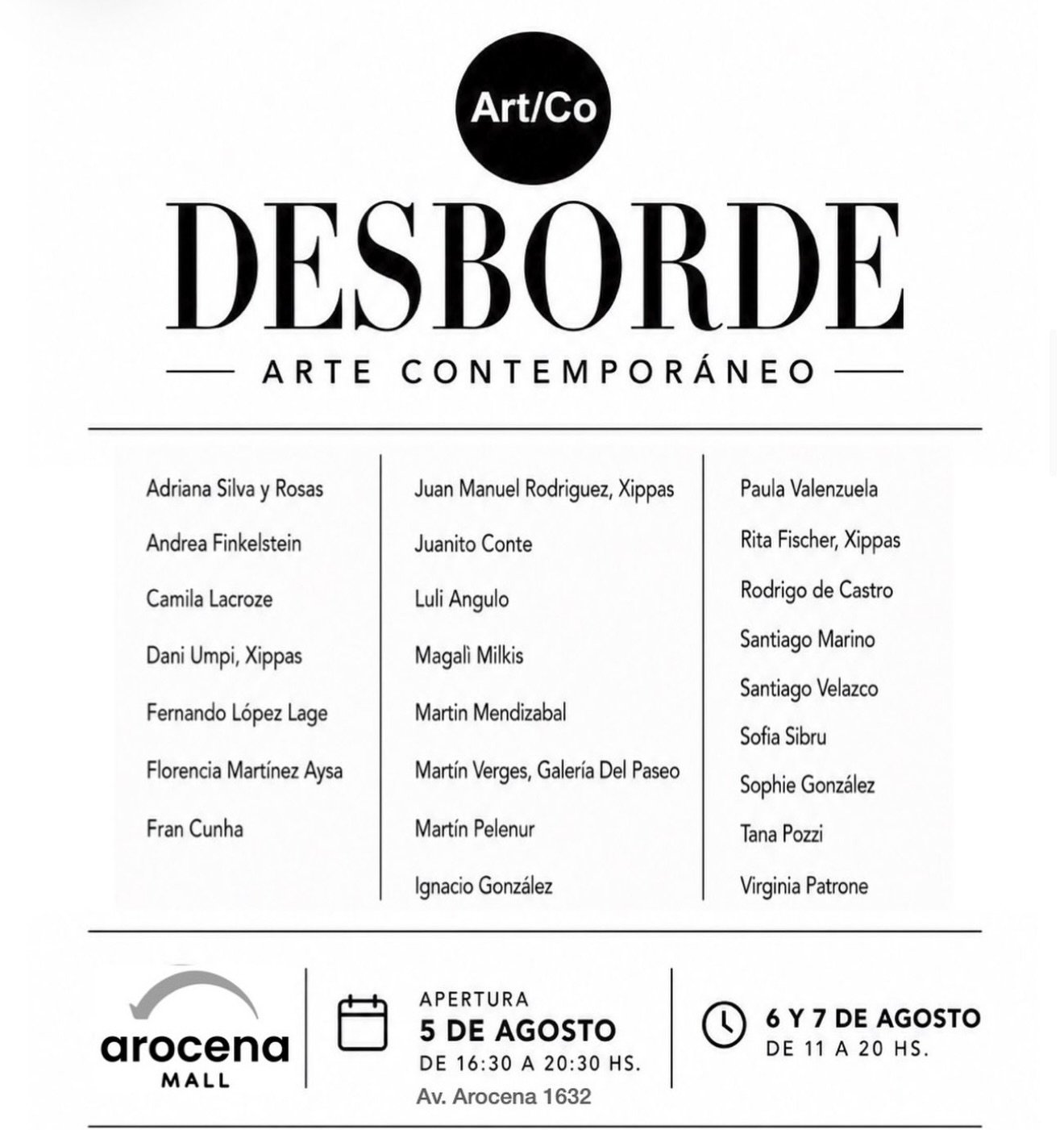 Muy contenta de ser parte de DESBORDE | Arte Contempor&aacute;neo, de @artco.uy , una exposici&oacute;n colectiva que re&uacute;ne a artistas de distintas generaciones y trayectorias, en un espacio para descubrir y dialogar con el arte contempor&aacu