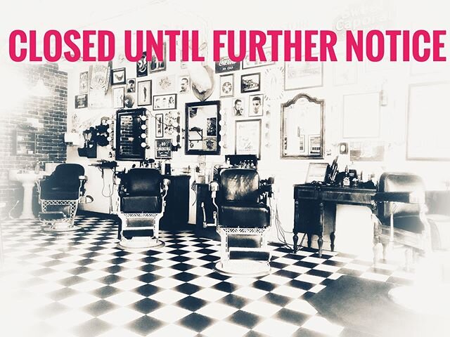 Dearest friends and clients, doing our jobs, it is impossible to keep a safe distance, doing our part to help flatten the curve of Covid-19, we have decided to close until further notice. Thank you in advance for your understanding.