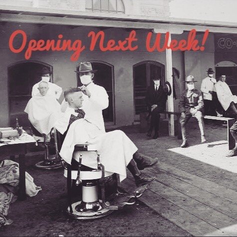 It&rsquo;s true! OPENING next week. Things will be a little different, but we&rsquo;ll all work together to make it work. We will make another post when we have the details. #ladner #ladnerisaplace #tsawwassen #tsawwassencommons #vancity #barber #van