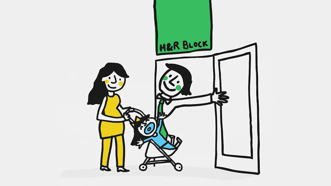 H&R Block- "Above & Beyond: Cara" Illustration Series