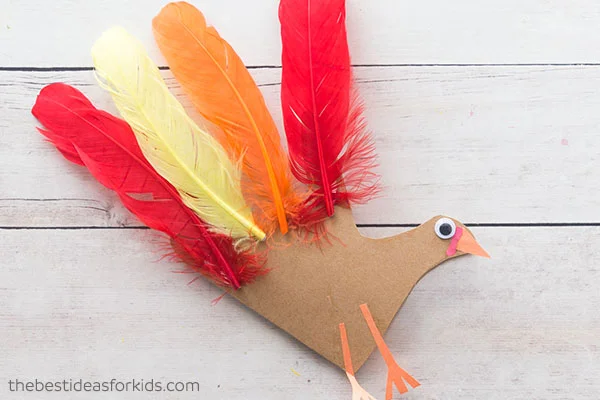hand turkey craft