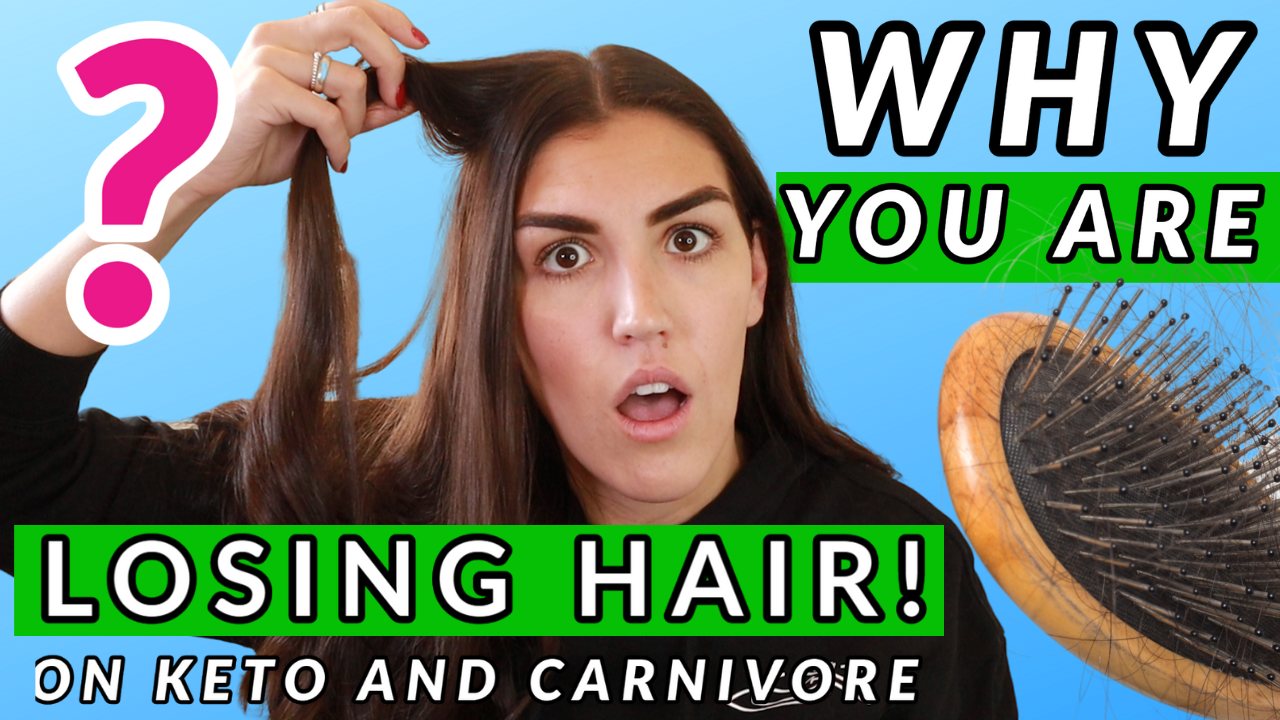 Keto Hair Loss: 3 Reasons Why You Are Losing Hair on the Keto or Carnivore  Diet - Health Coach Kait | Insulin Resistance Health Coach