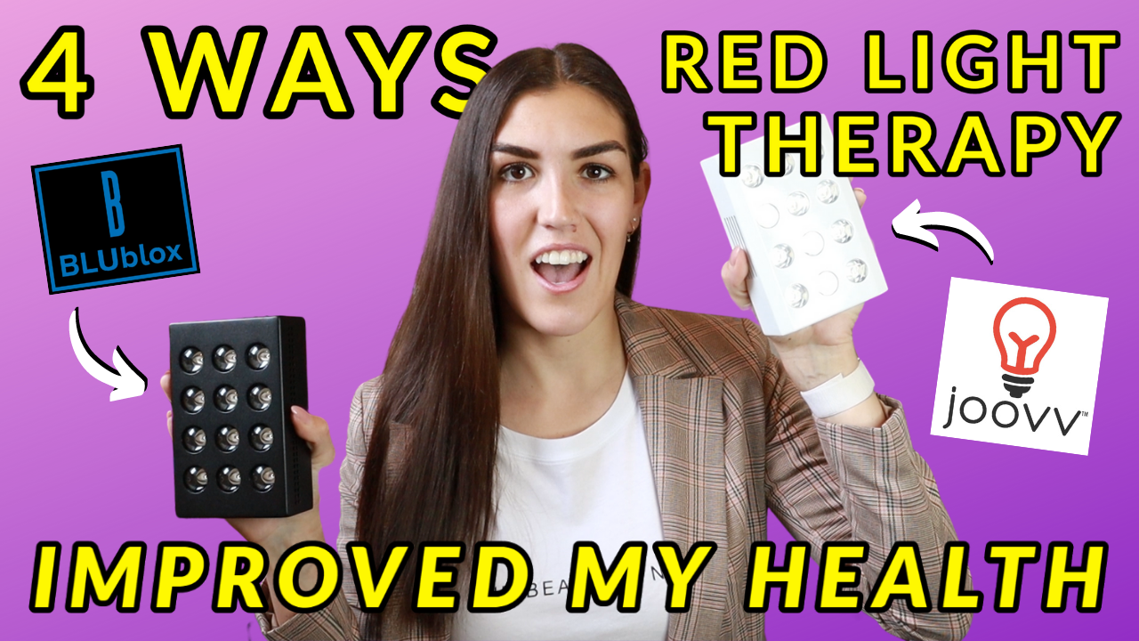 Red Light Therapy Review (Joovv Go vs BLUblox Hive) Health Coach Kait