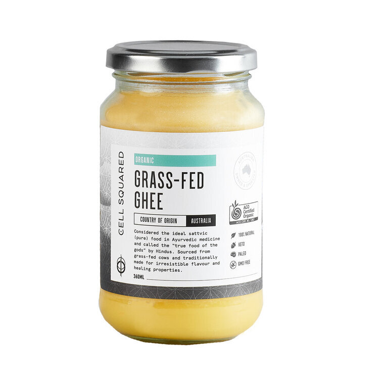 cell squared organic grass-fed ghee