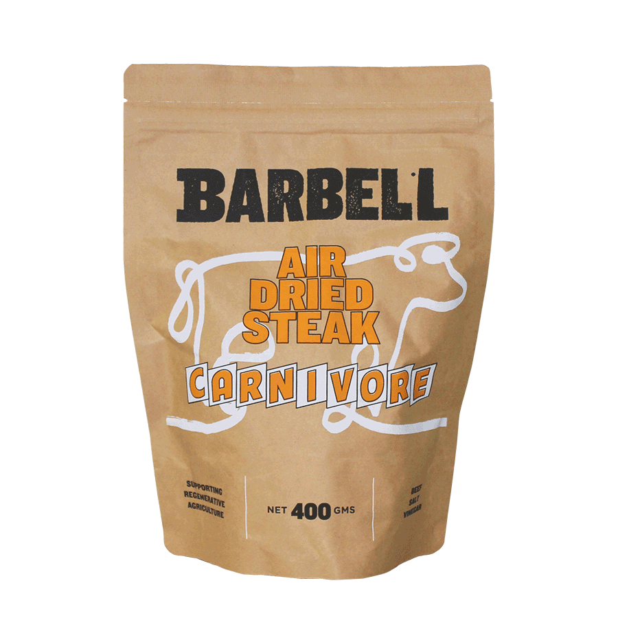 barbell foods carnivore diet air dried steak