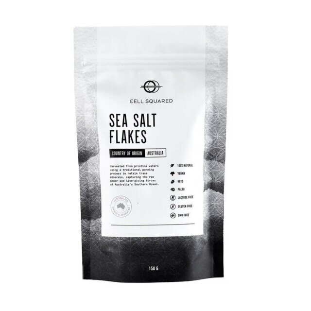 cell squared sea salt flakes