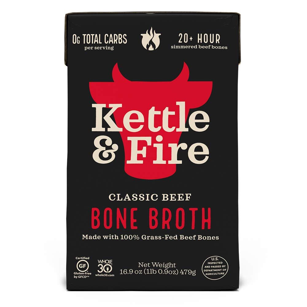 kettle &amp; fire bone broth classic beef