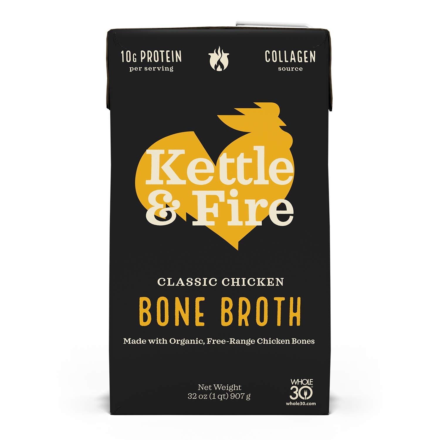 kettle &amp; fire bone broth classic chicken