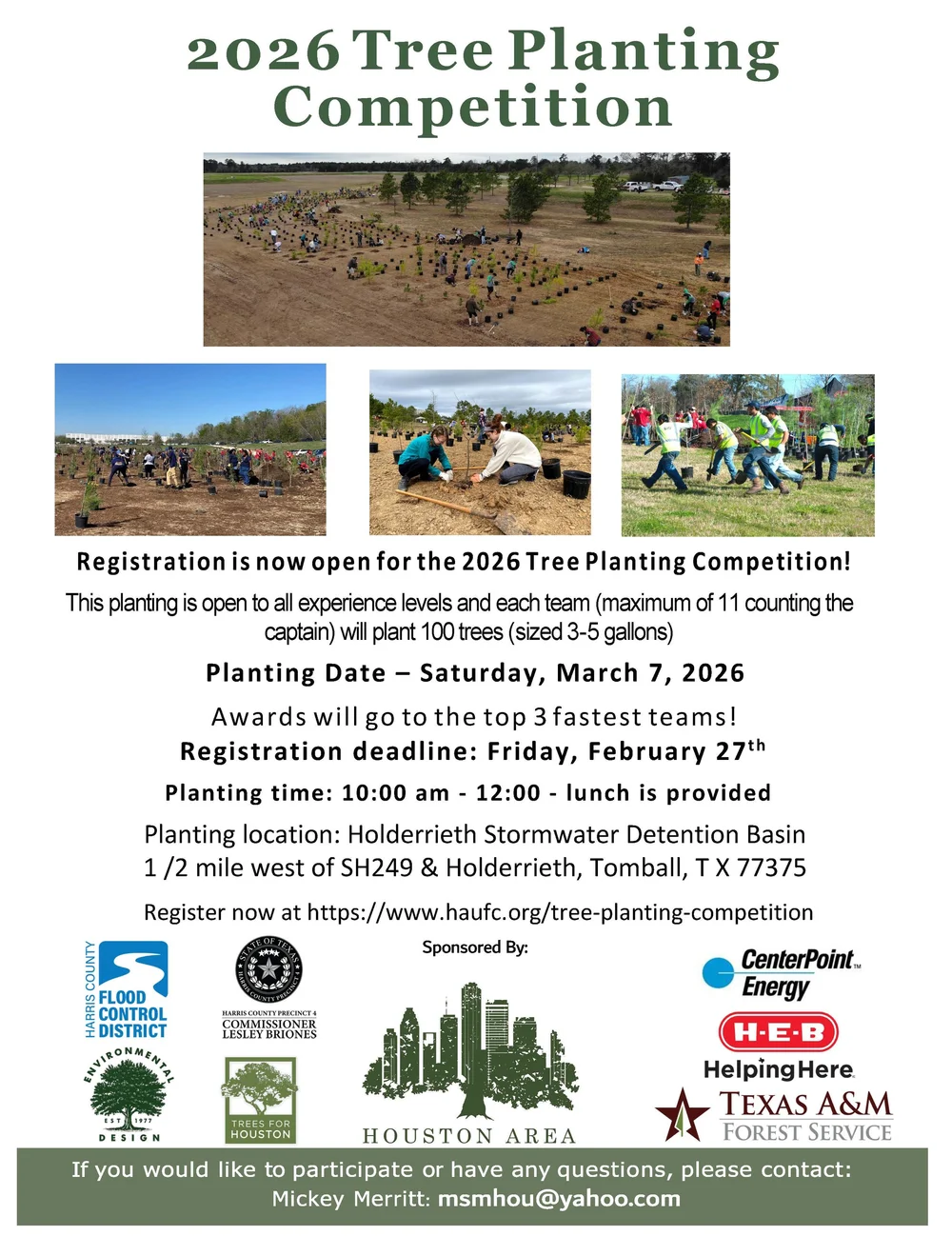Tree Planting Competition — Houston Area Urban Forestry Council