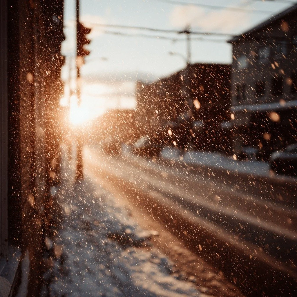 On n'y voit rien, mains c'est beau pareil. 😇