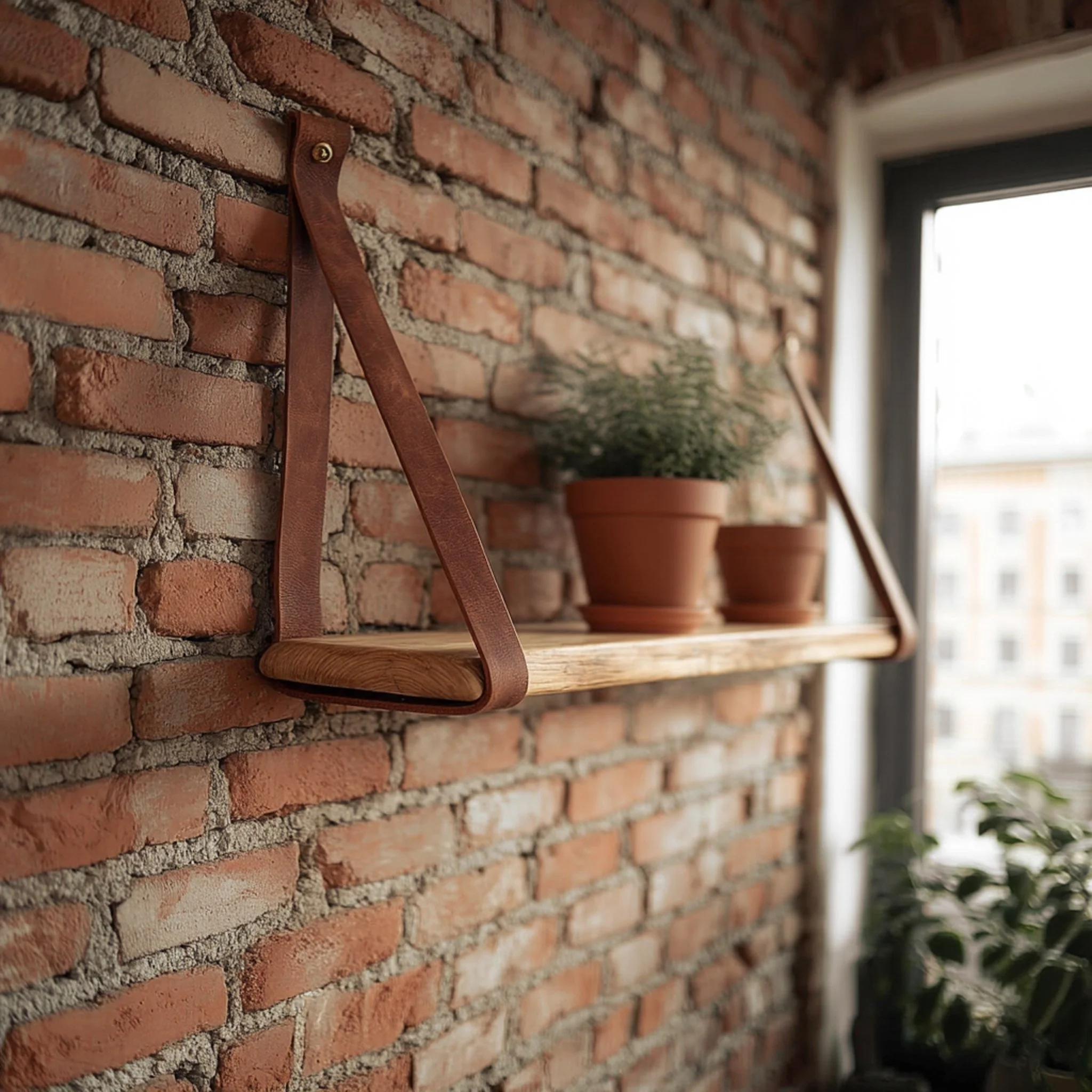 Le cuir qui soutient vos &eacute;tag&egrave;res, et votre ambiance. 😘