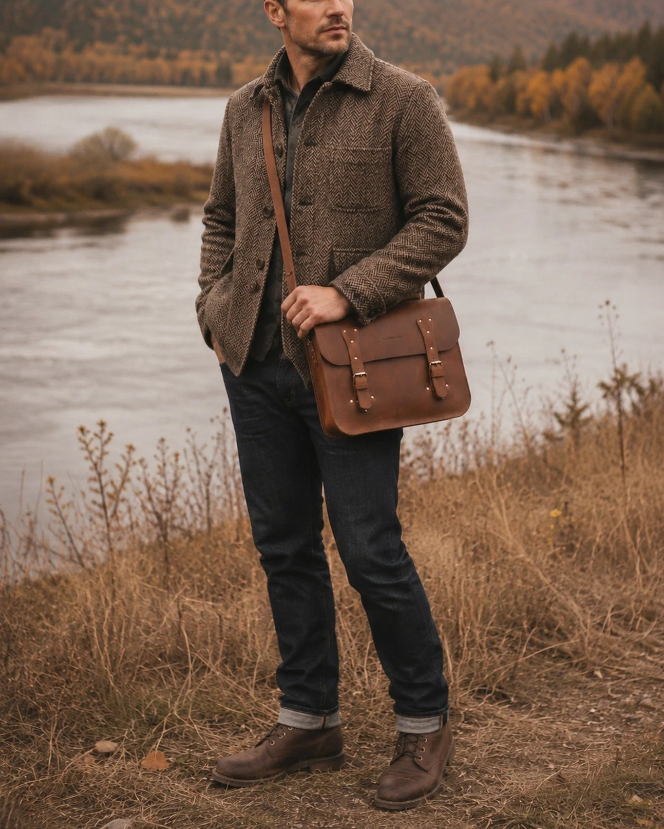 Fabriqu&eacute; &agrave; la main au Qu&eacute;bec, ce sac en cuir n'est pas seulement un accessoire de mode, mais un v&eacute;ritable t&eacute;moignage de l'artisanat de qualit&eacute;. 🍁