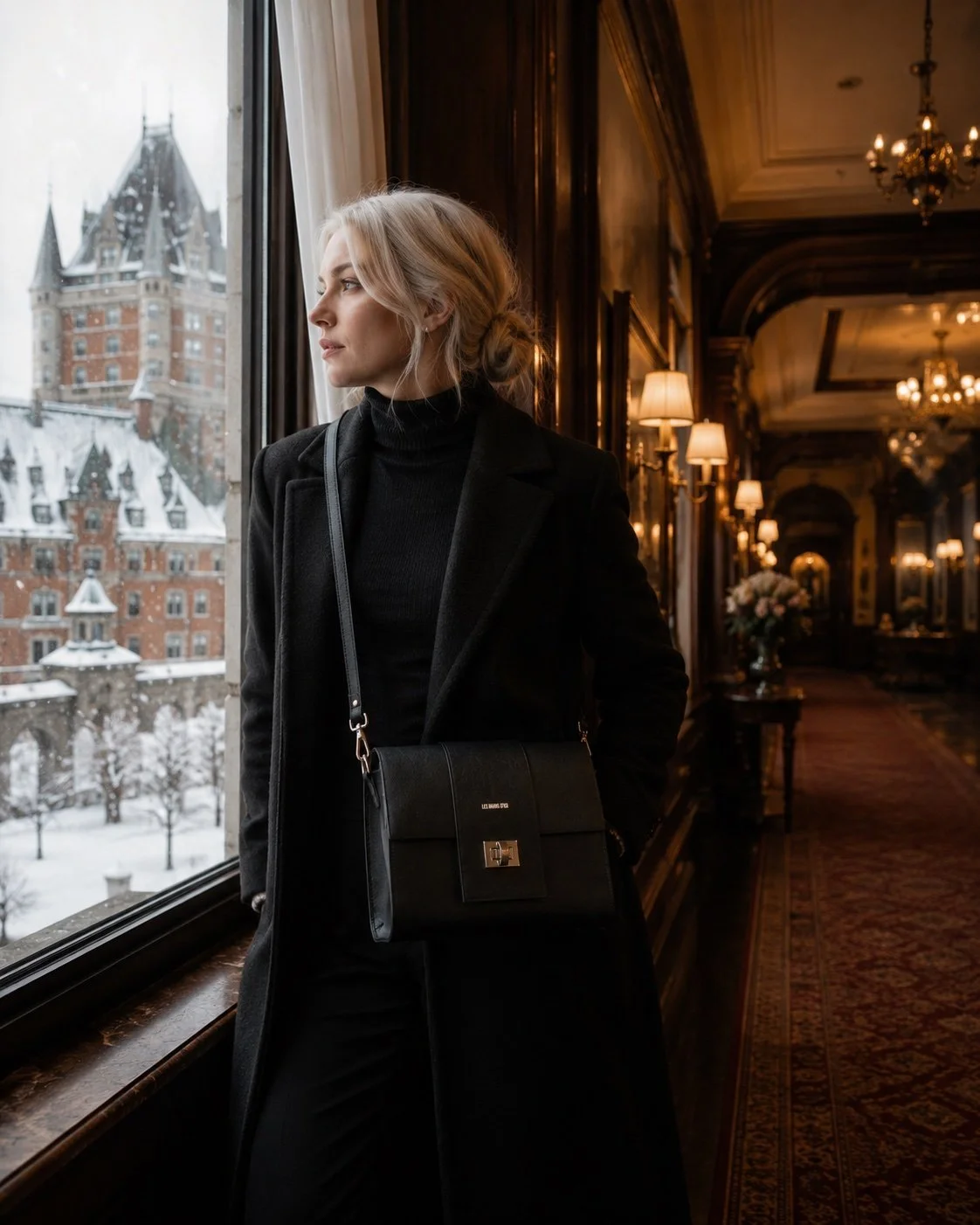 sacoche-cuir-noir-femme-chateau-frontenac-quebec-hiver-artisanal-les-mains-dici.jpg