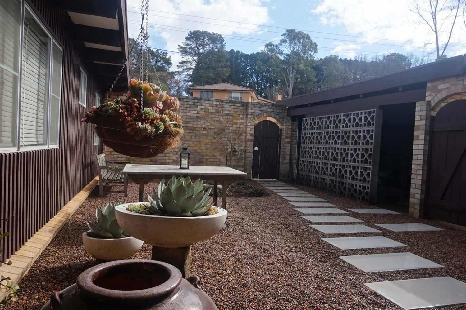 Landscaping and courtyard reno